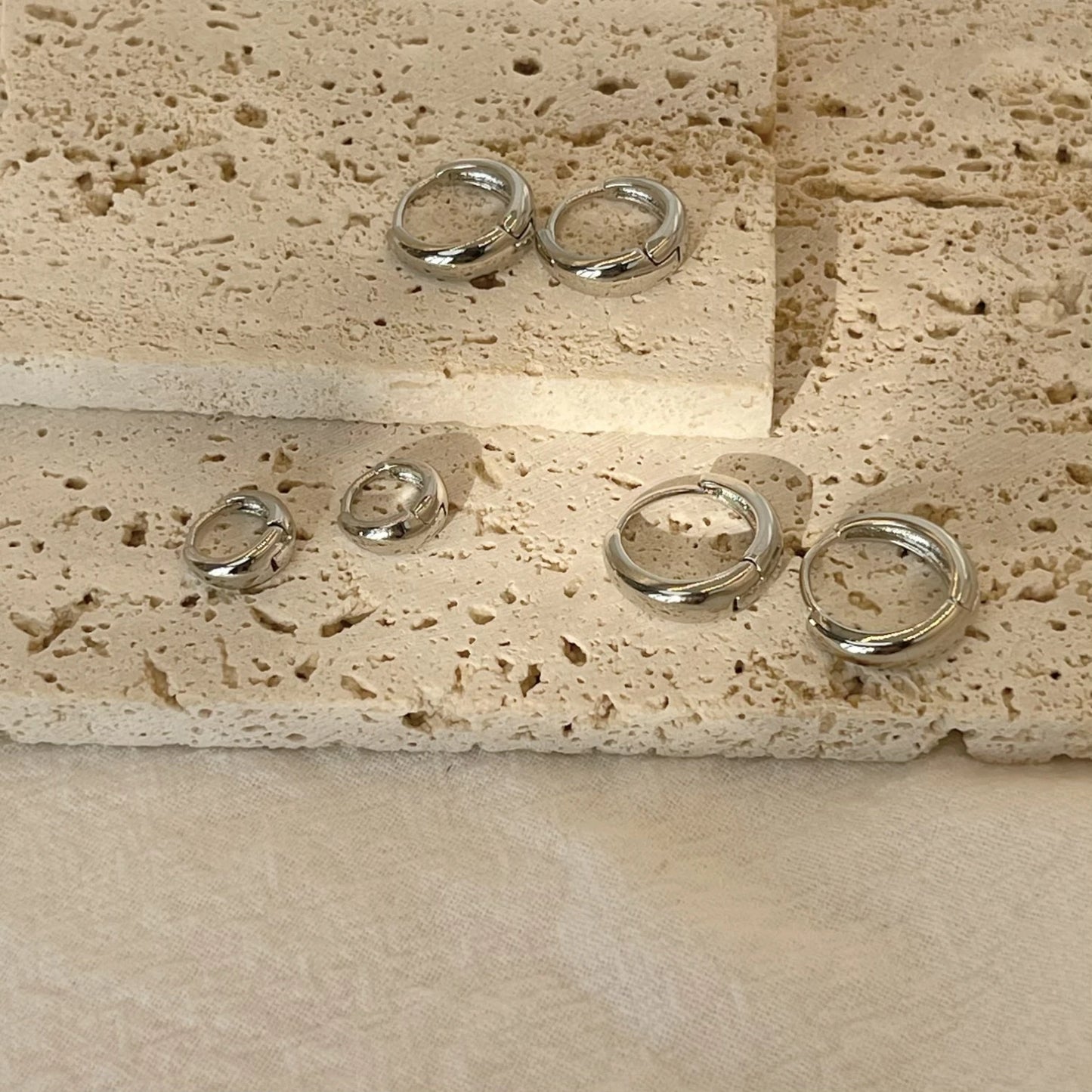Boucle d'Oreille Femme Acier Inoxydable