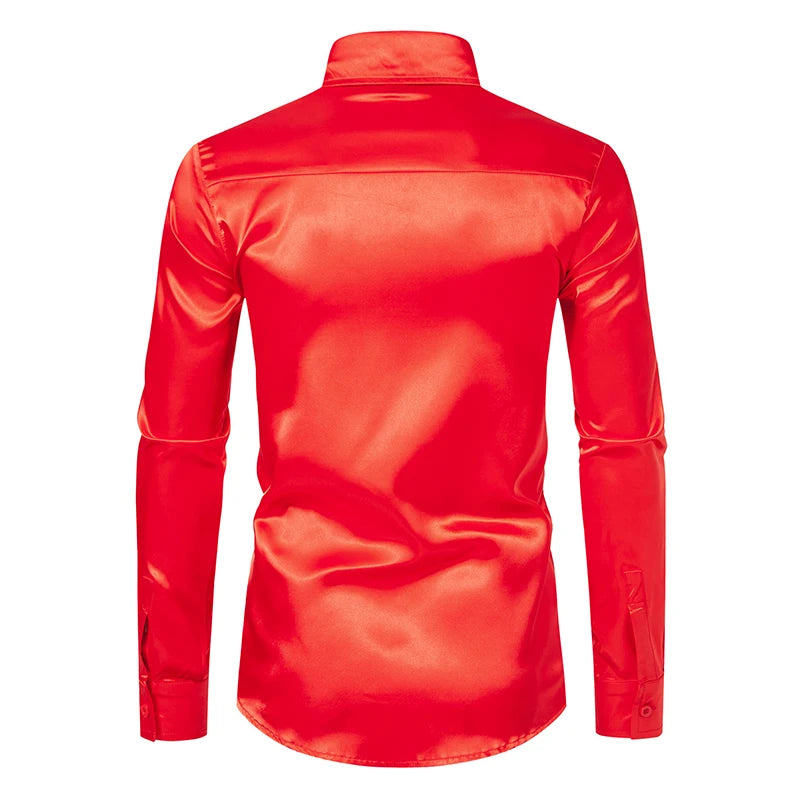 SATINNE - Chemise Homme Satin