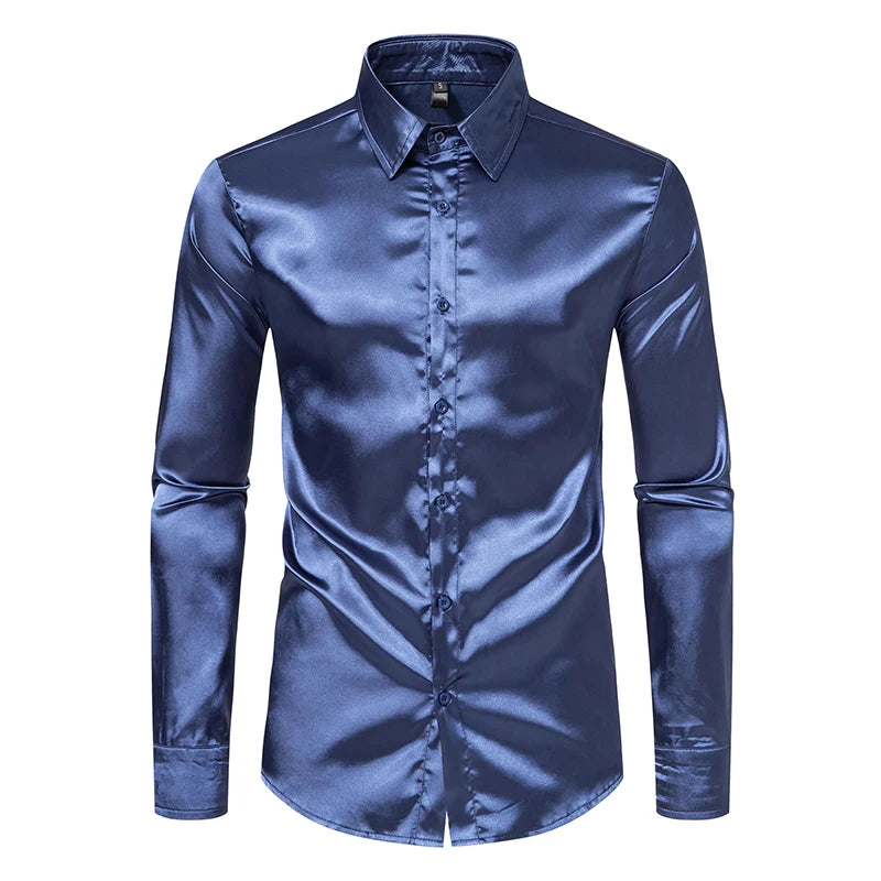 SATINNE - Chemise Homme Satin