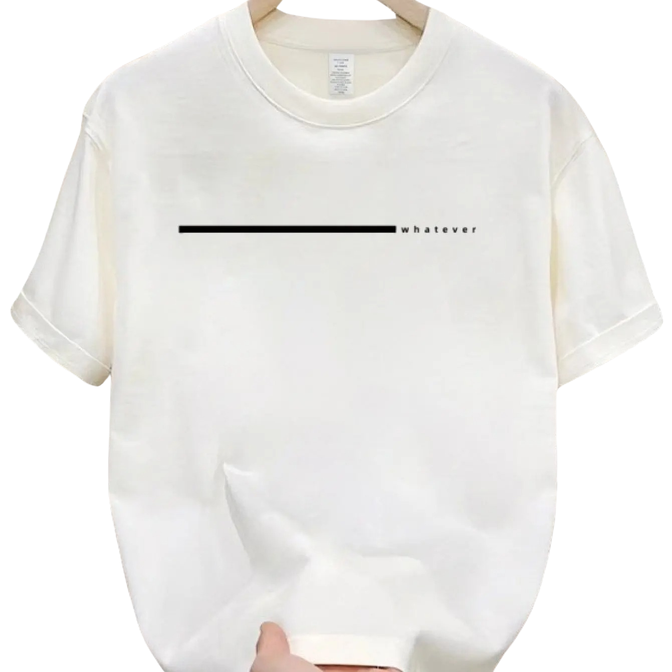 T Shirt Homme Design WHATEVER