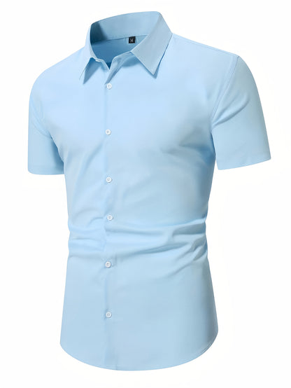 KING - Chemise Manche Courte Chic Homme