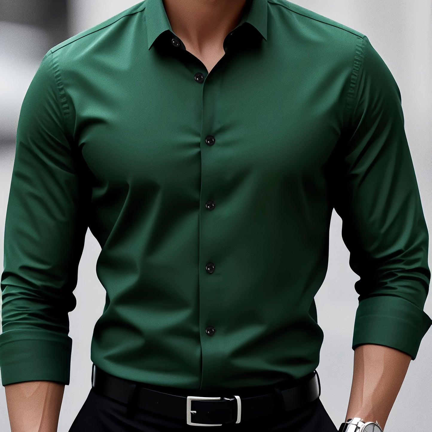 HIKING - Chemise Manches Longues Chic Homme