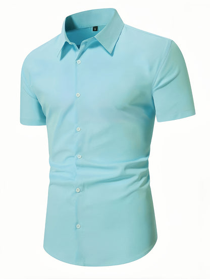 KING - Chemise Manche Courte Chic Homme