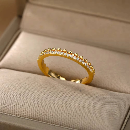 Bague Acier Inoxydable Femme Ajustable