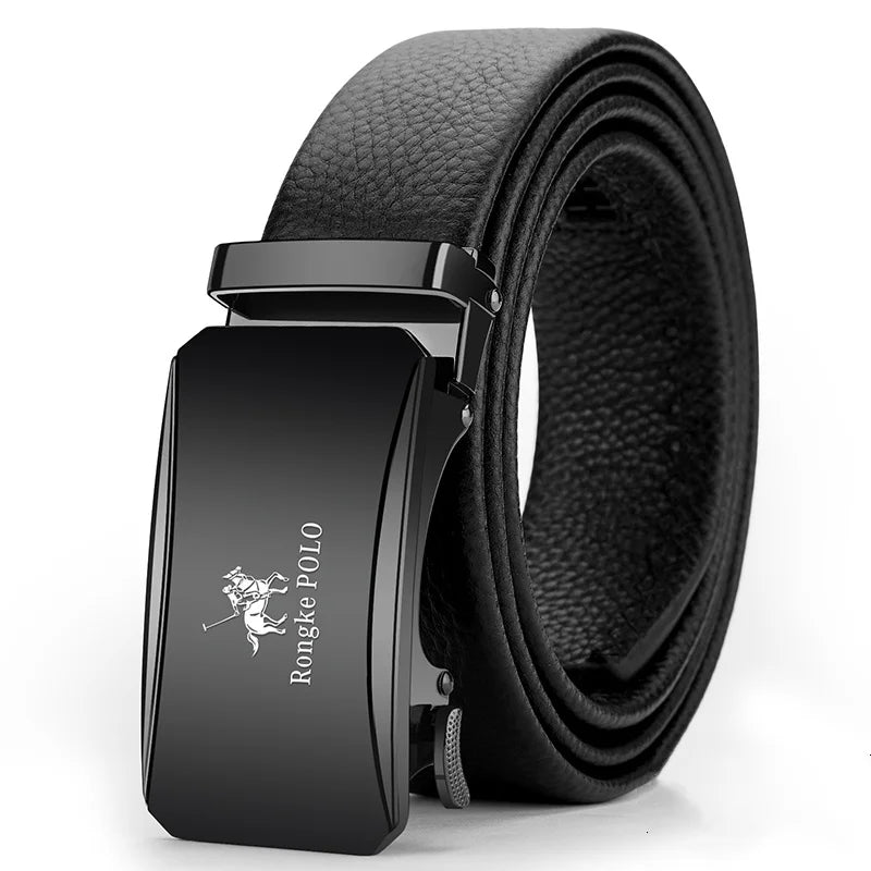 Ceinture Noire Homme Cuir