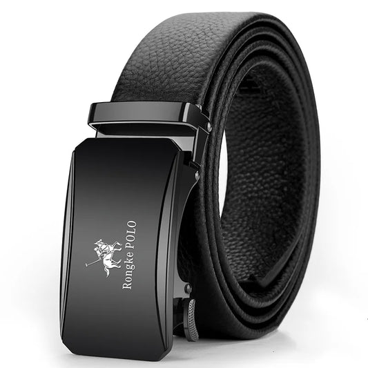 Ceinture Noire Homme Cuir