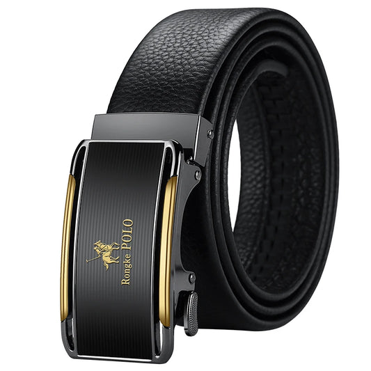 Ceinture Noire Homme Cuir