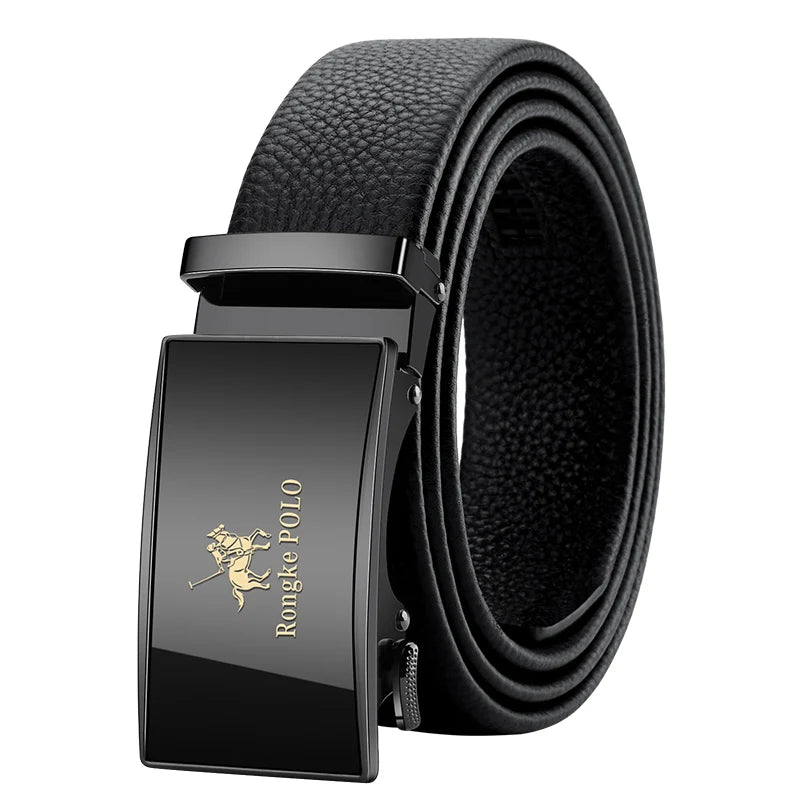 Ceinture Noire Homme Cuir 