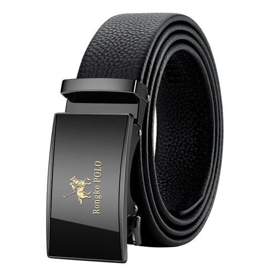 Ceinture Noire Homme Cuir 