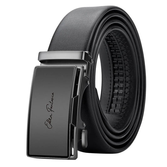 Ceinture Noire Homme Cuir 