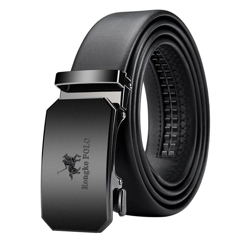 Ceinture Noire Homme Cuir 