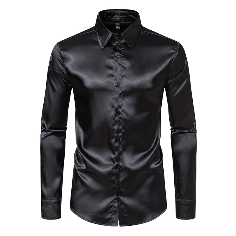 Chemise Homme Satin