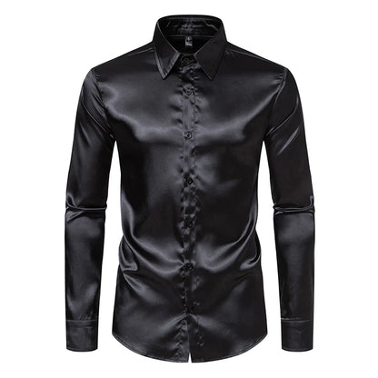 Chemise Homme Satin