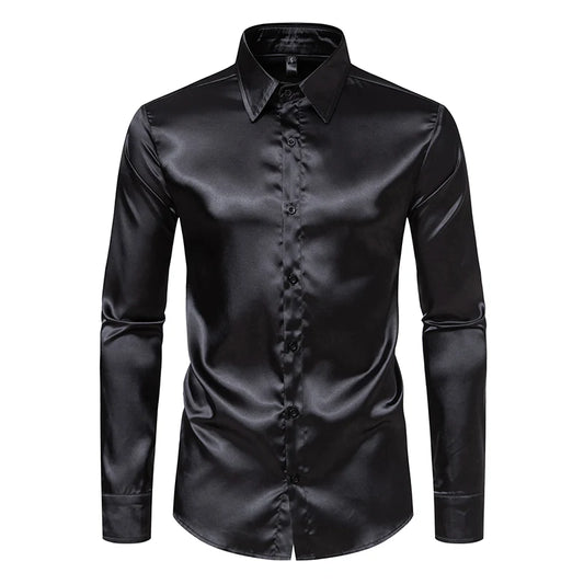 Chemise Homme Satin