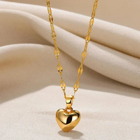 Collier Coeur Or HEART