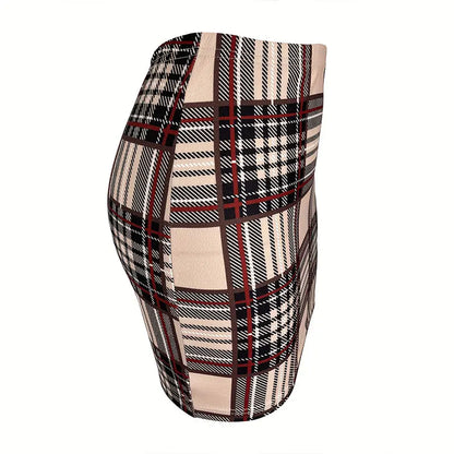Jupe Carreaux Femme 