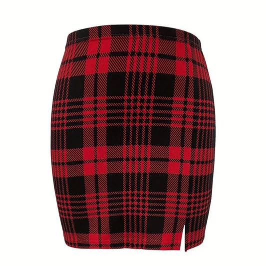 Jupe Carreaux Femme 