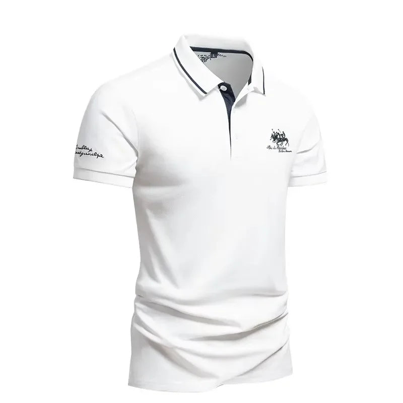 Polo Homme Blanc CAVAL