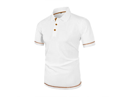 Polo Homme Blanc ICE