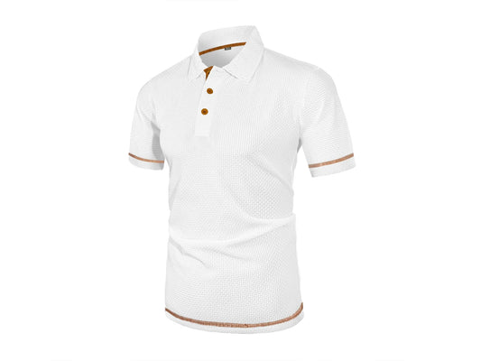 Polo Homme Blanc ICE