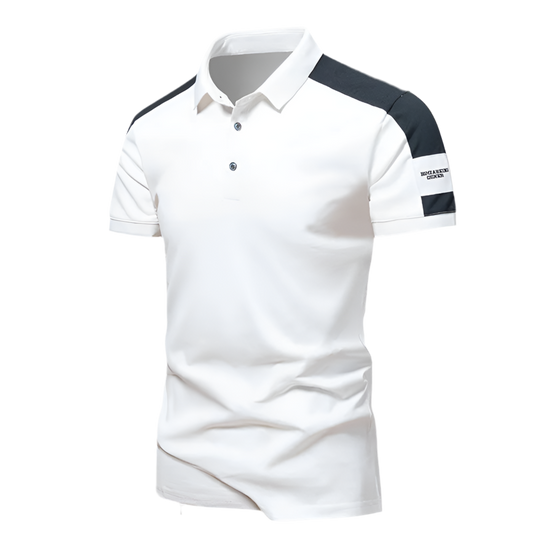 Polo Homme Blanc SILK