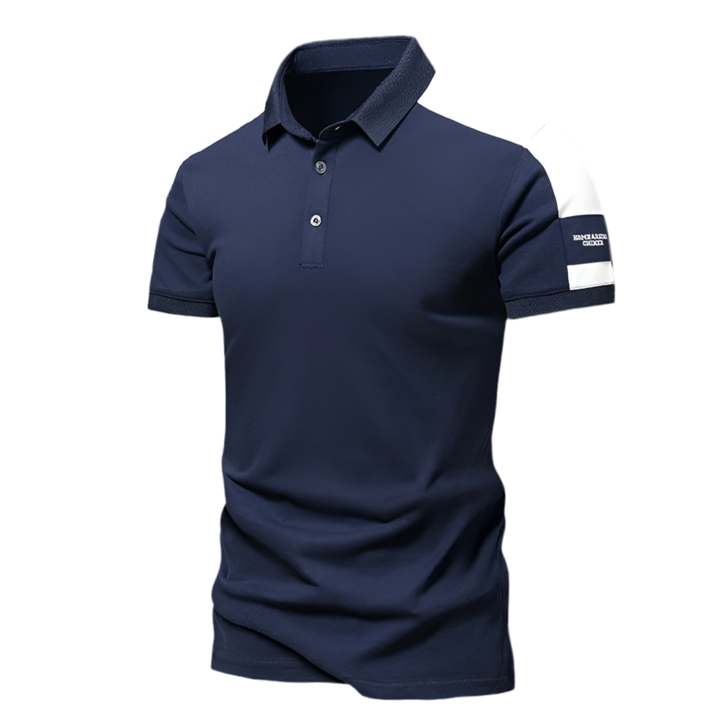 Polo Homme Bleu Marine SILK