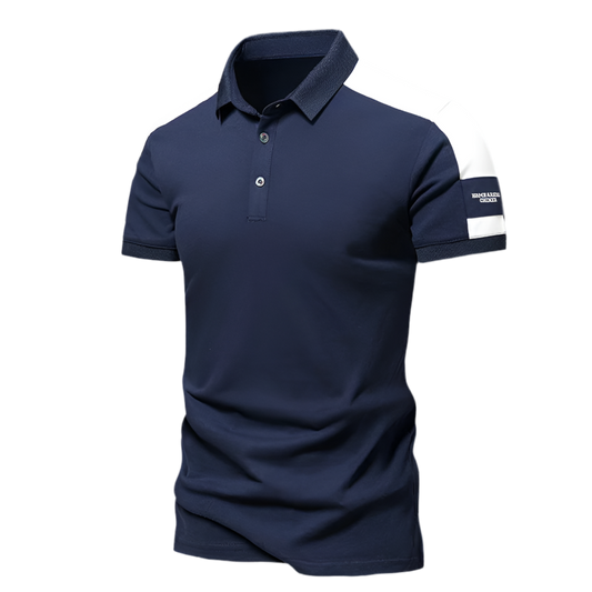 Polo Homme Bleu Marine SILK