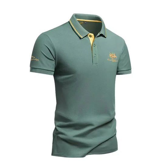 Polo Homme Vert CAVAL