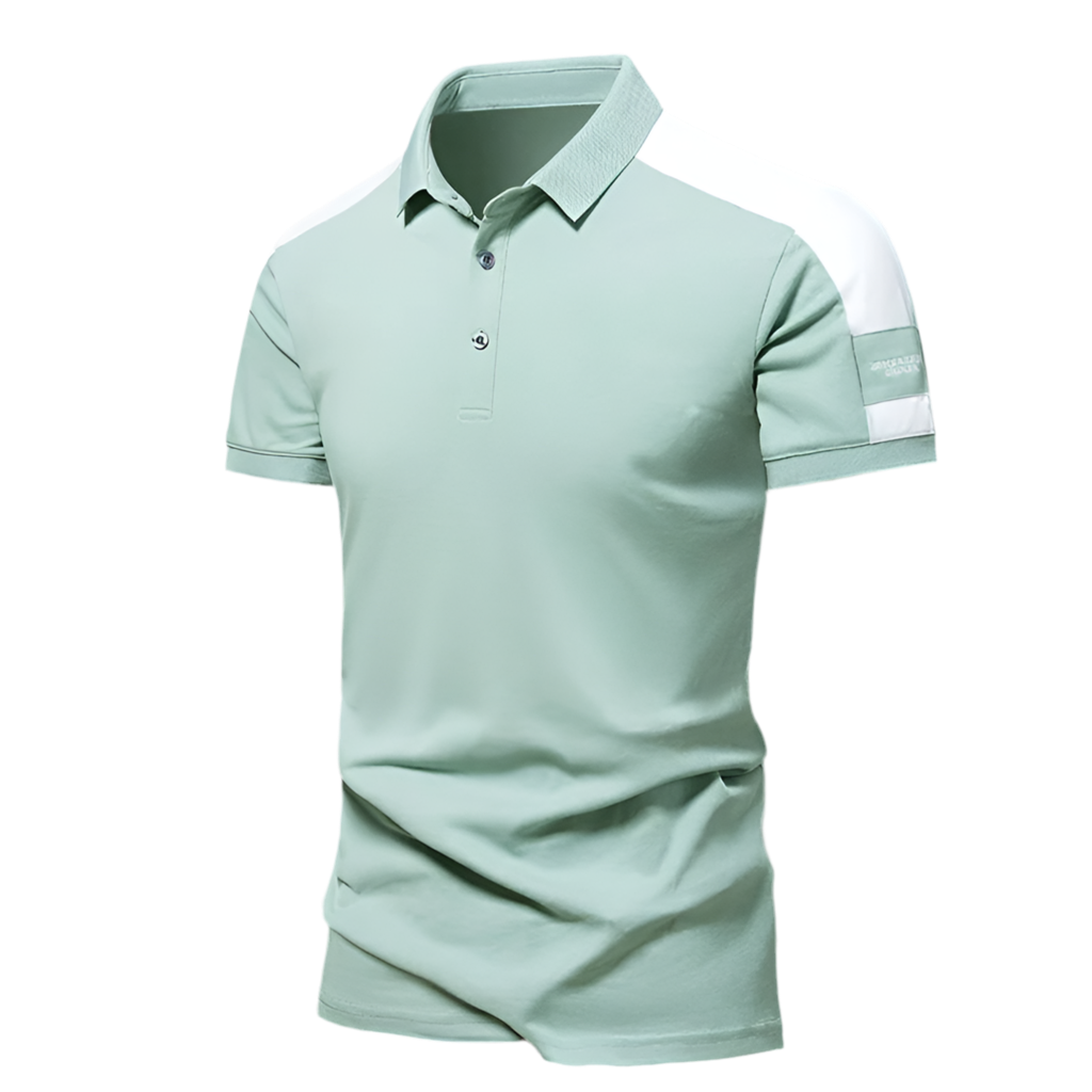 Polo Homme Vert SILK