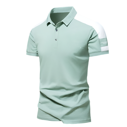 Polo Homme Vert SILK