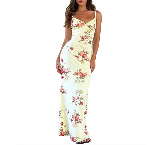Robe Longue Fleurie Femme