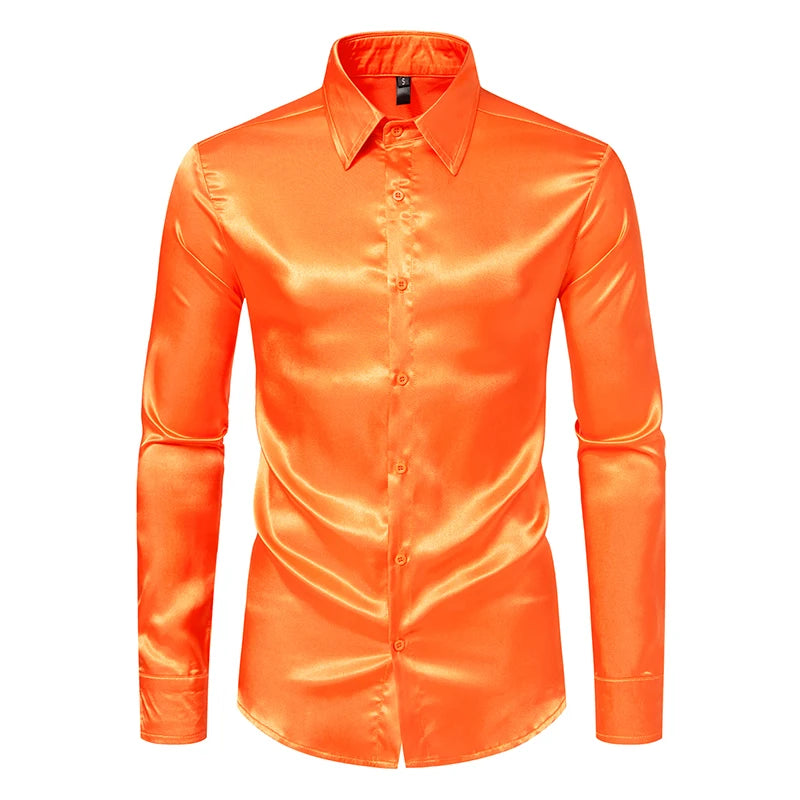 SATINNE - Chemise Homme Satin