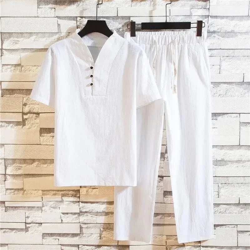 Ensemble Chic Lin Bouton Homme