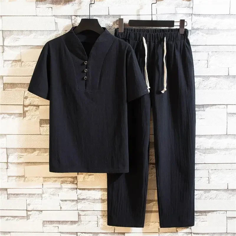 Ensemble Chic Lin Bouton Homme