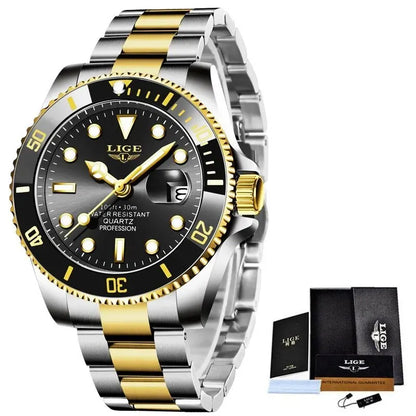 LIGE - Montre Quartz Homme