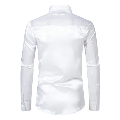 SATINNE - Chemise Homme Satin