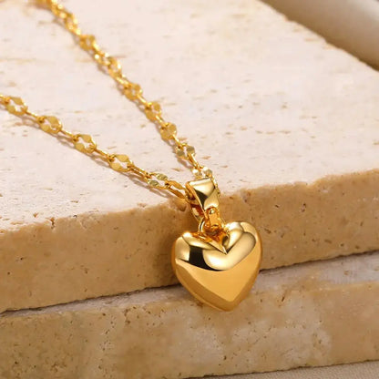 HEART - Collier Acier Inoxydable Femme