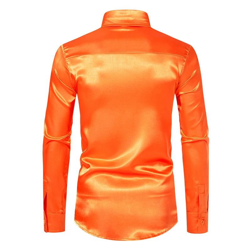 SATINNE - Chemise Homme Satin