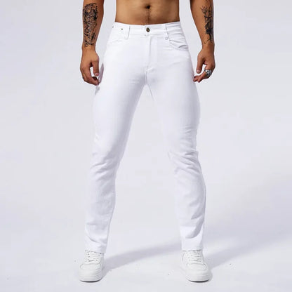 Jean Blanc Slim Homme