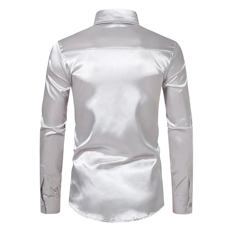 SATINNE - Chemise Homme Satin