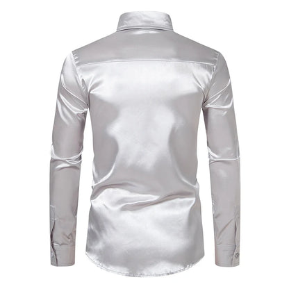 SATINNE - Chemise Homme Satin