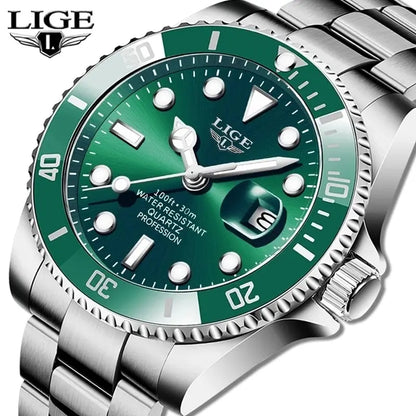 LIGE - Montre Quartz Homme