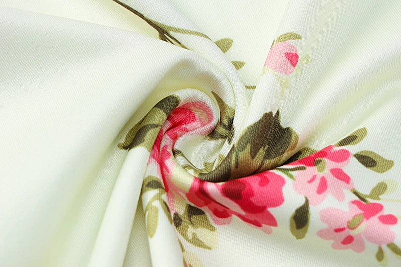 Robe Elégante Fleur Femme