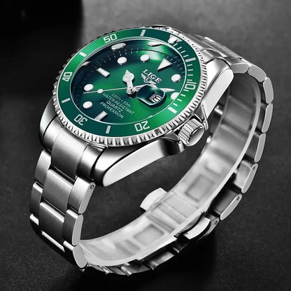 LIGE - Montre Quartz Homme