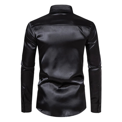 SATINNE - Chemise Homme Satin