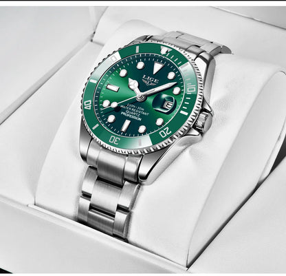 LIGE - Montre Quartz Homme