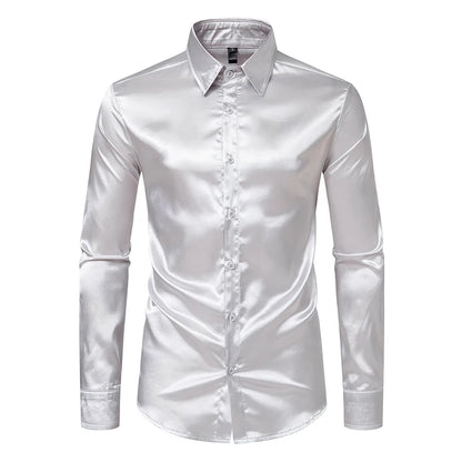 SATINNE - Chemise Homme Satin