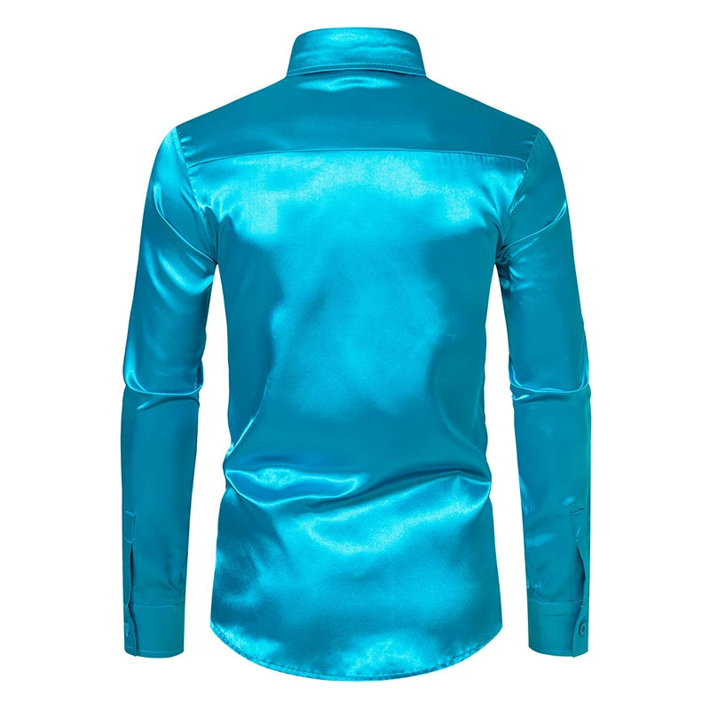 SATINNE - Chemise Homme Satin