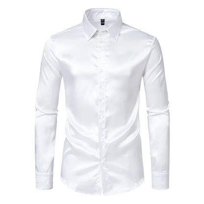 SATINNE - Chemise Homme Satin