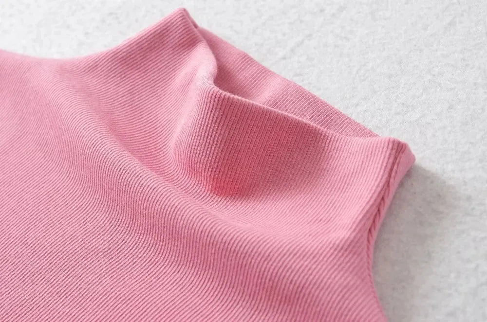 T-Shirt Col Roulé Femme